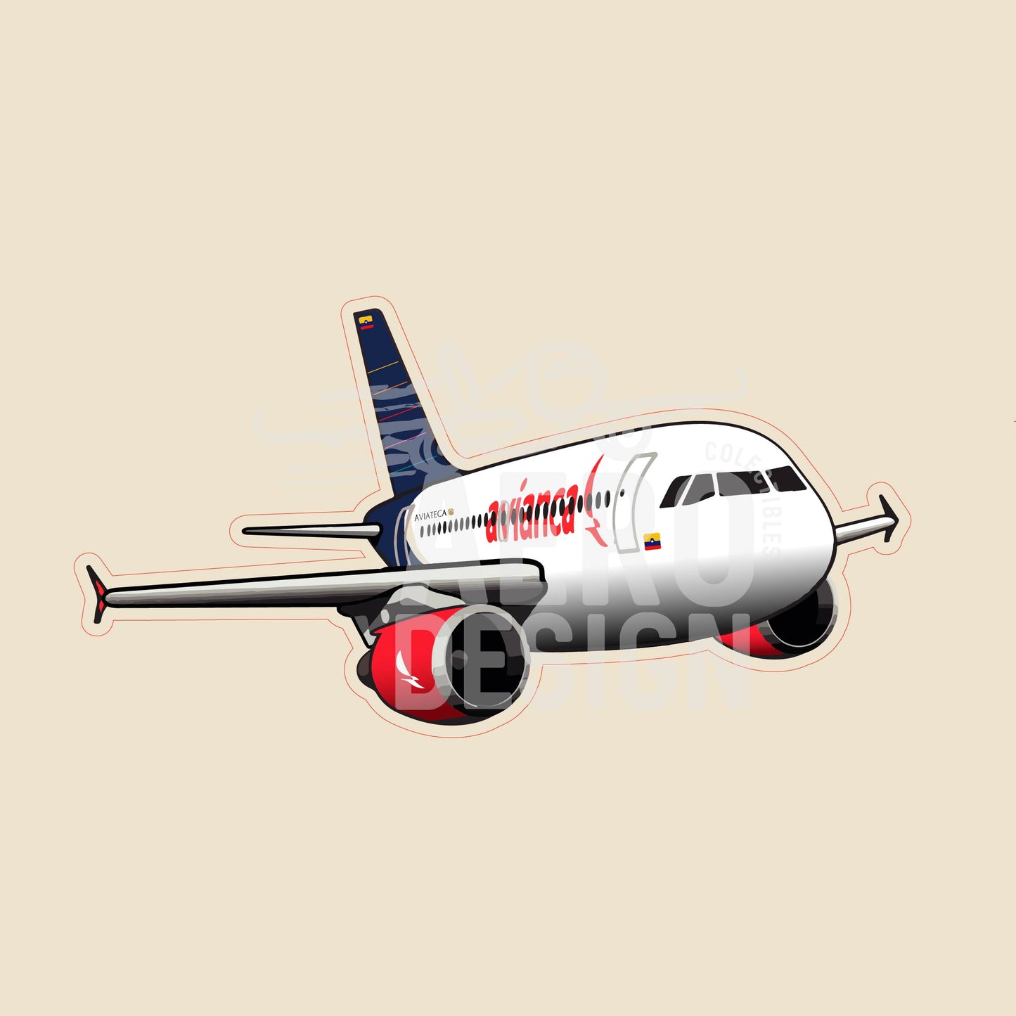 Sticker Avianca Liverys