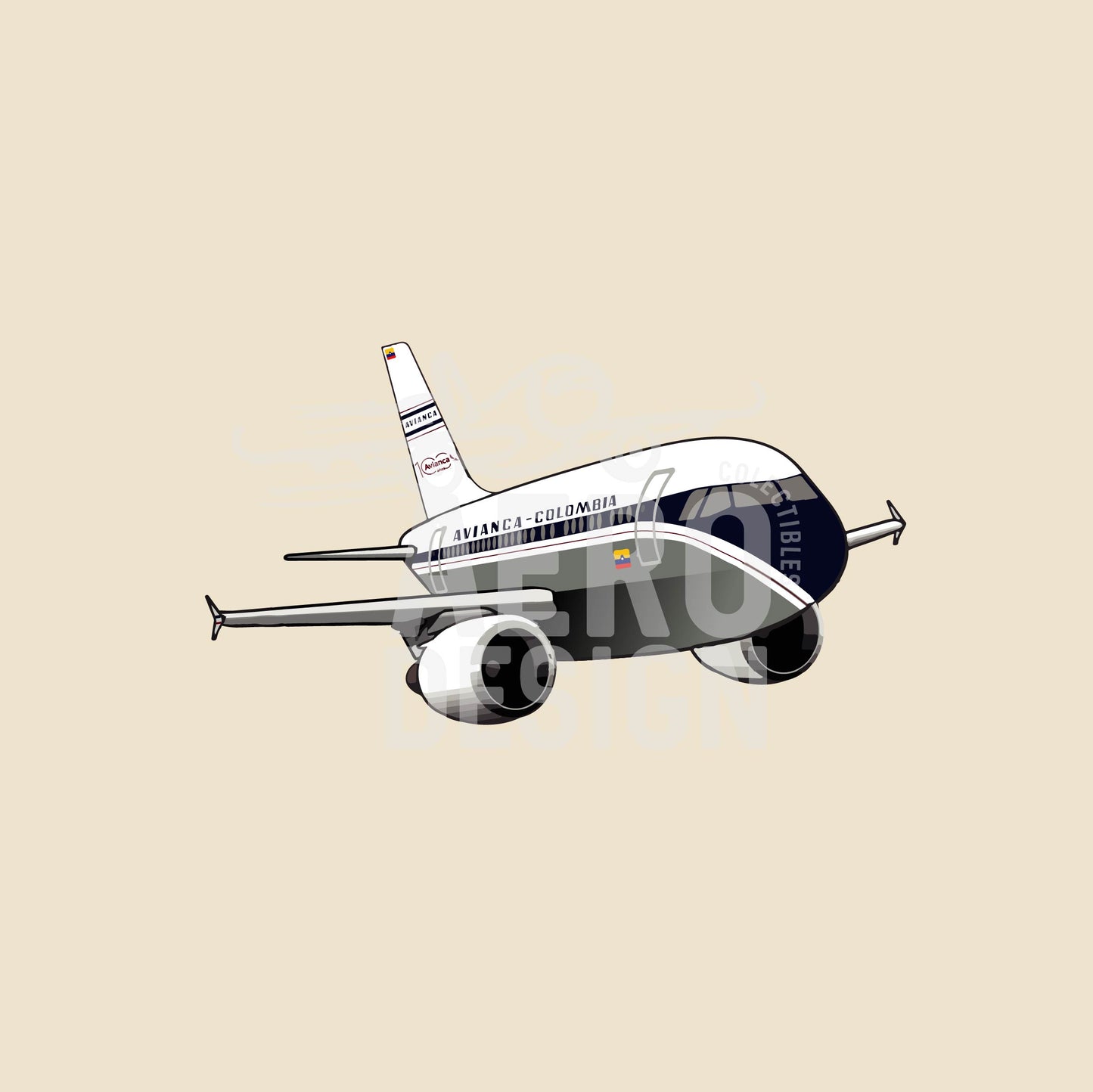 Sticker Avianca Liverys
