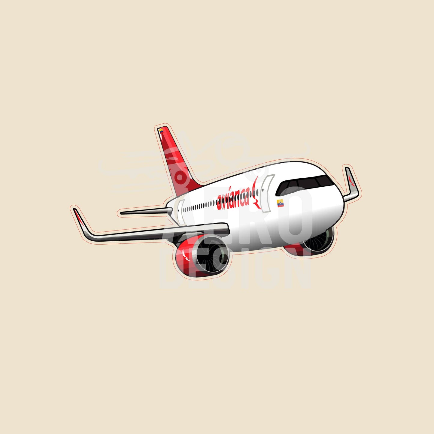Sticker Avianca Liverys