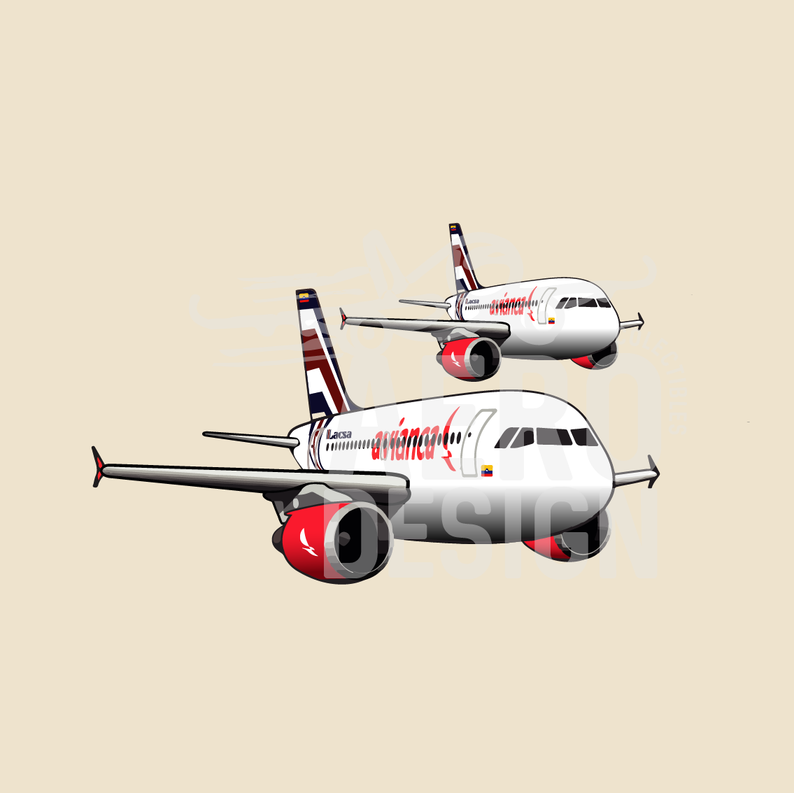 Sticker Avianca Liverys