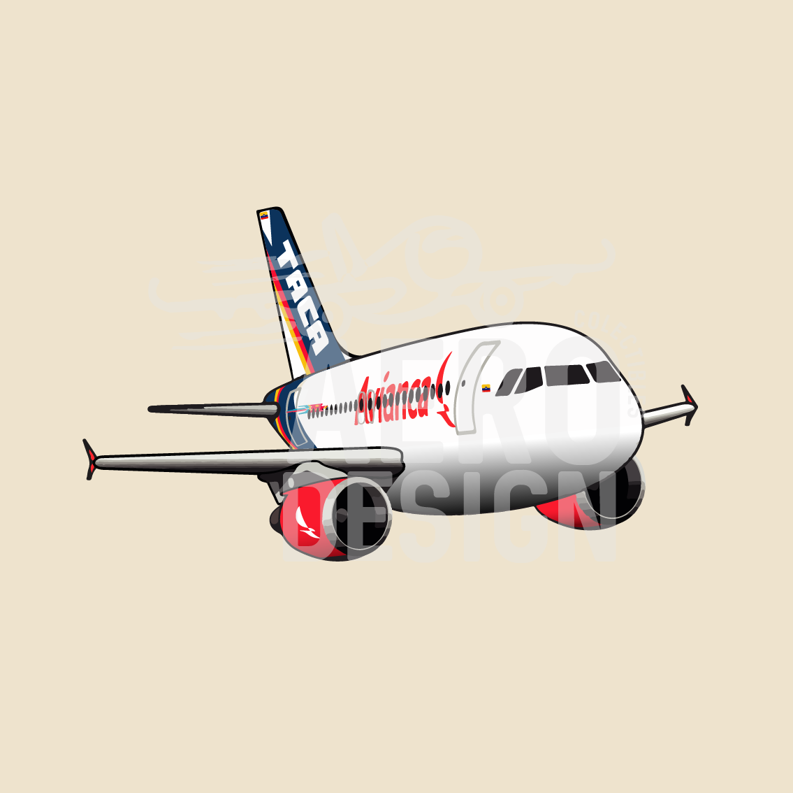 Sticker Avianca Liverys
