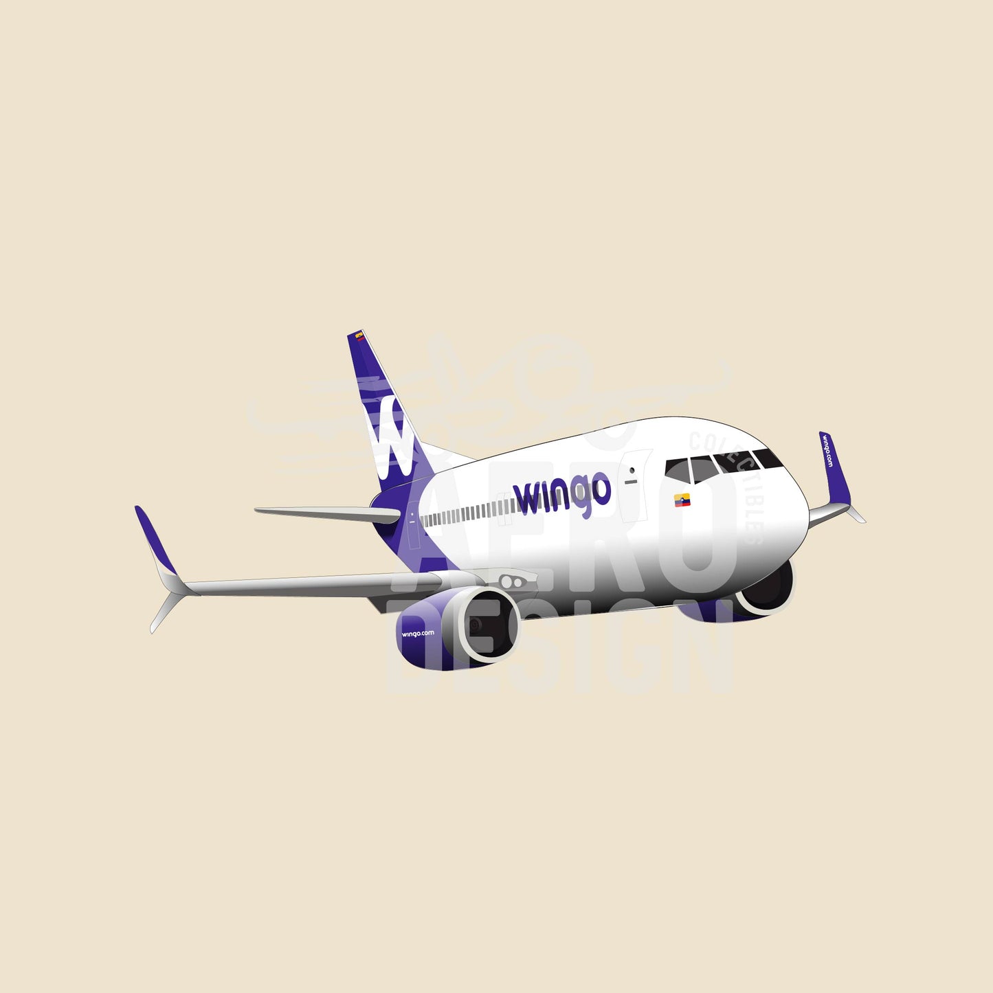 Sticker Wingo B737
