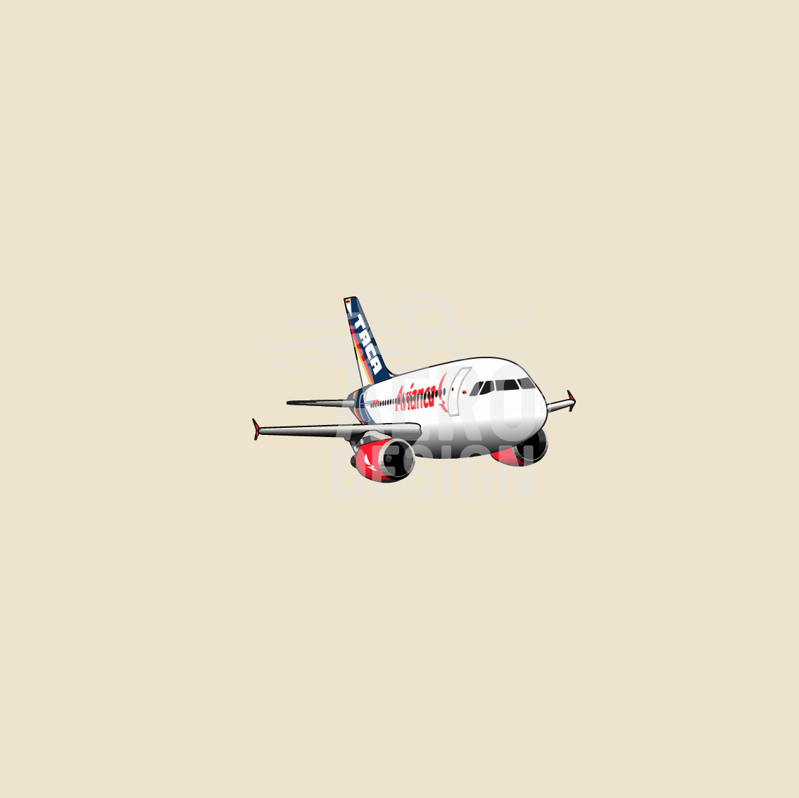 Sticker Avianca Liverys