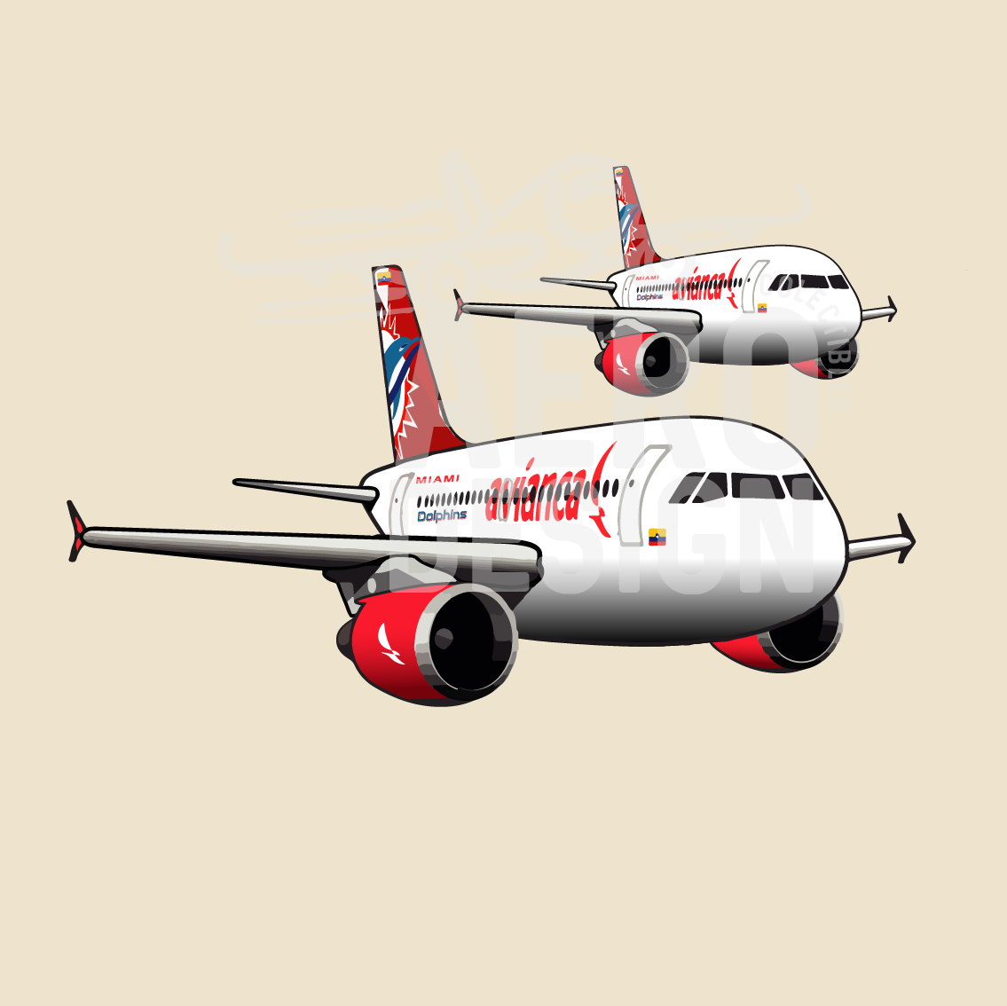 Sticker Avianca Liverys