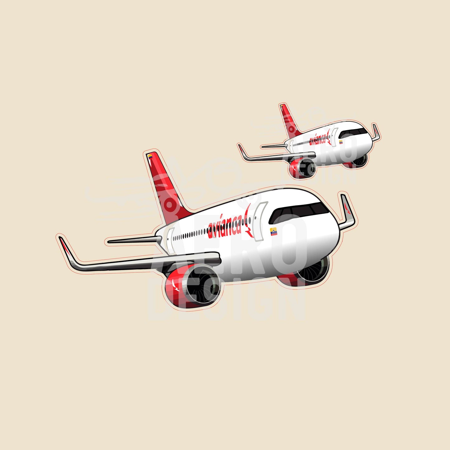Sticker Avianca Liverys