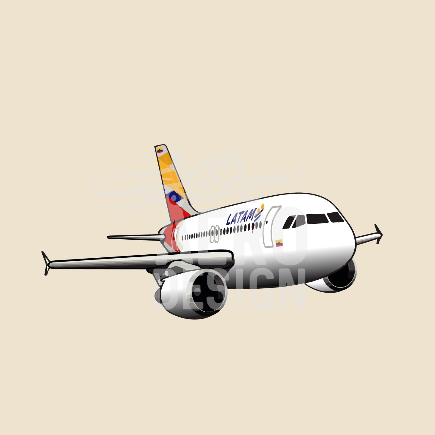 Sticker LATAM Livery 🇨🇴 A320