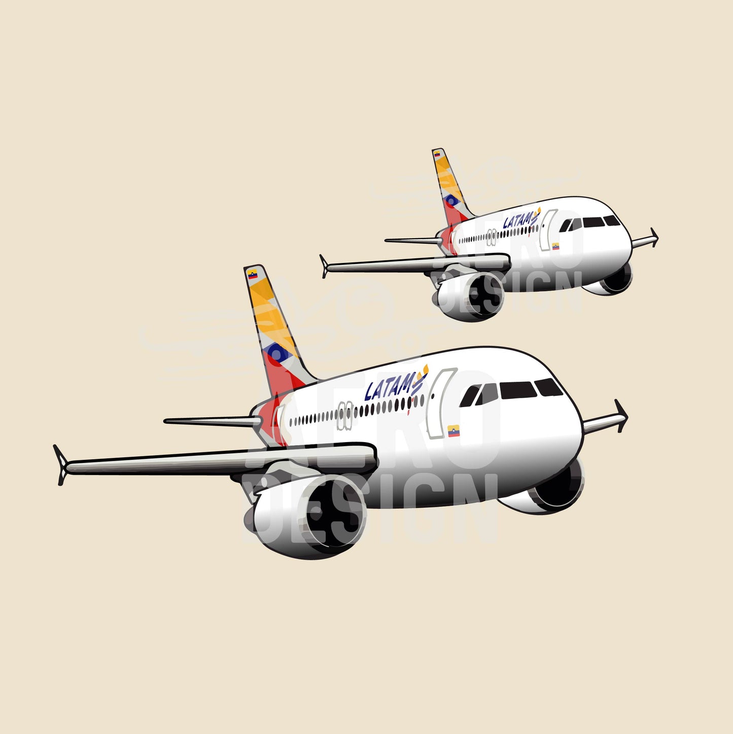 Sticker LATAM Livery 🇨🇴 A320
