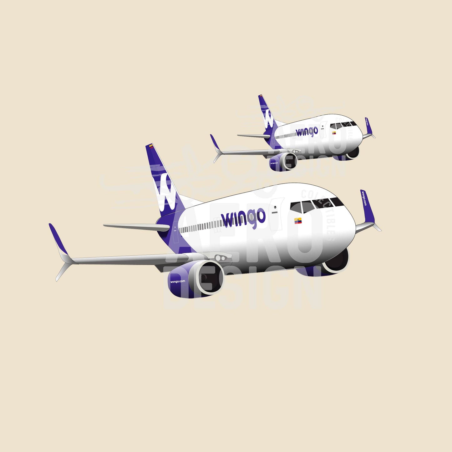 Sticker Wingo B737